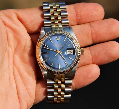 rolex watches with blue dial|rolex watch with blue face.